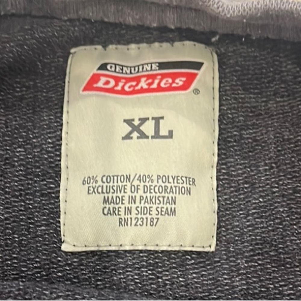 Vintage Men's Genuine Dickies XL Gray and Black Sweatshirt - Picture 3 of 9